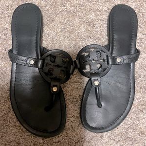 Tory Burch Miller Leather Sandals